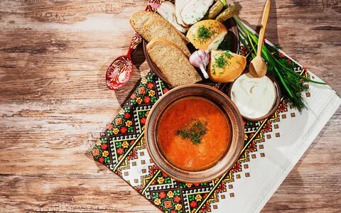 Стол русской кухни