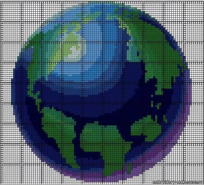 Вышивка крестом планеты. Вышивка земля. Схема вышивки крестом планеты. Вышивка крестом Планета земля.