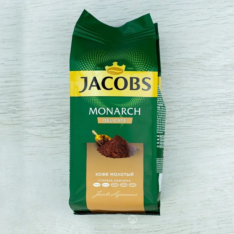 Мелющий кофе якобс монарх. Кофе якобс монарх молотый. кофе молотый jacobs monarch, 230 г.