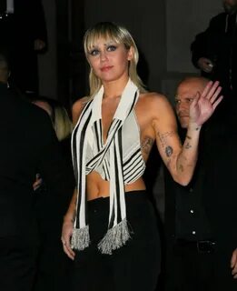 MILEY CYRUS Leaves Bowery Hotel in New York 02/12/2020. 