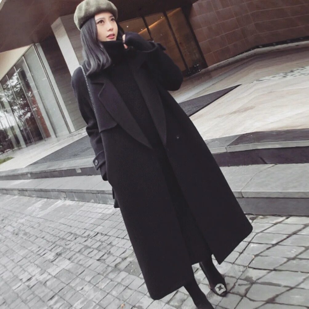 Mango черное длинное пальто Oversize. Черное длинное пальто женское. Пальто оверсайз черное длинное. Чёрное пальто женское оверсайз.