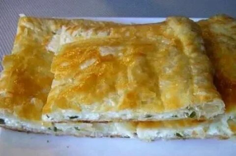 Из теста фило с брынзой