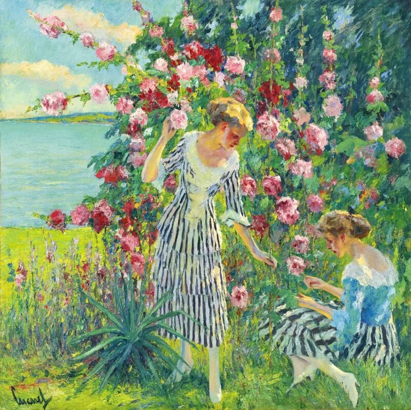 Импрессионист Edward Cucuel. Edward Cucuel (1875-1954).