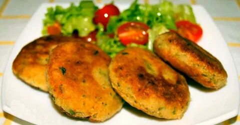 Гороховые котлеты с картошкой