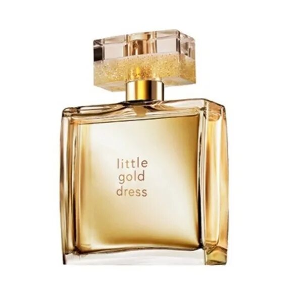 Less gold. Духи эйвон little Gold Dress. Парфюмерная вода litle Gold Dress Avon. Эйвон золотое платье духи. Эйвон золотое маленькое платье Парфюм.