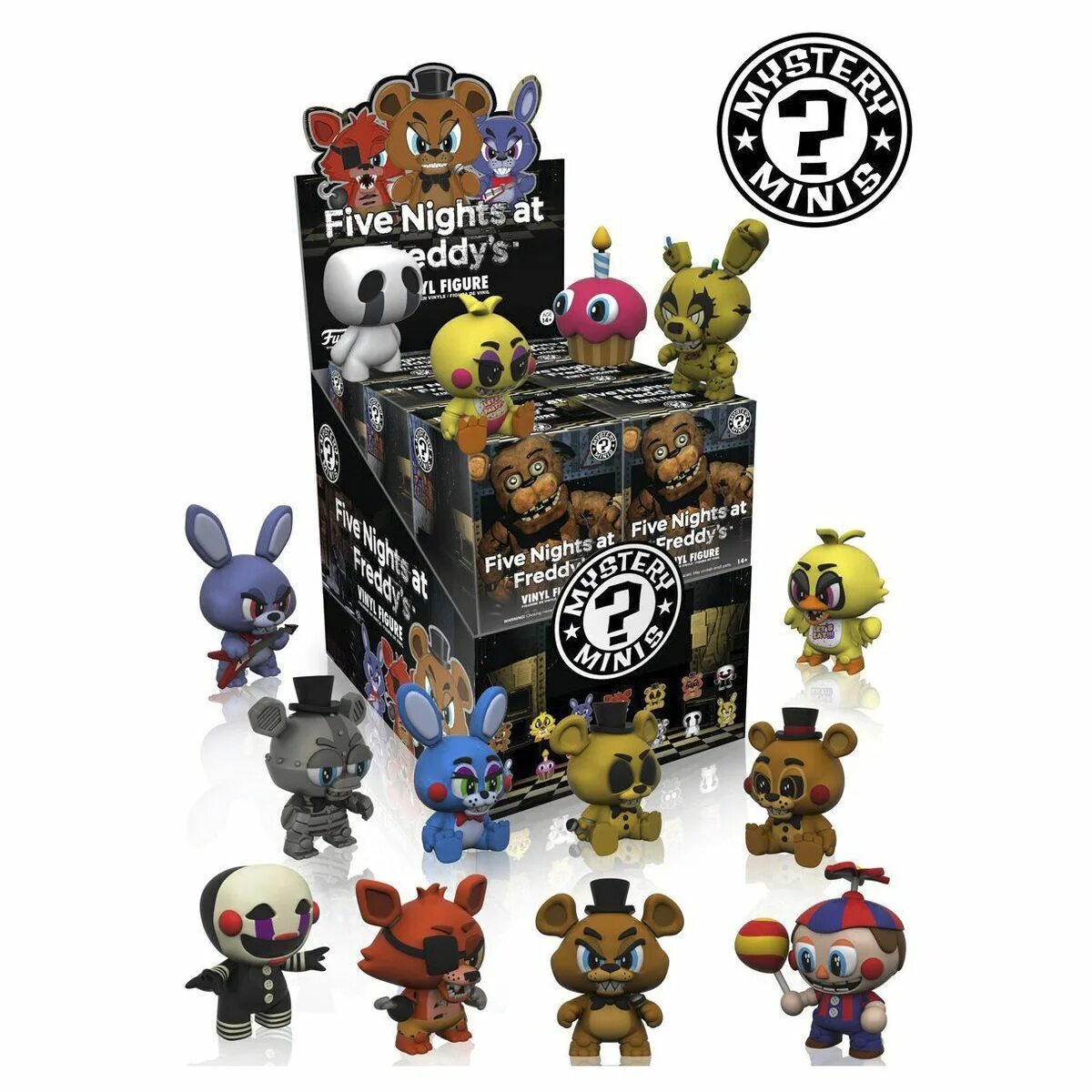 фигурки фнаф фанко поп мистери минис. фигурки funko mystery minis fnaf. коробочки фнаф. фигурки фнаф мистери минис. коробка аниматроников.