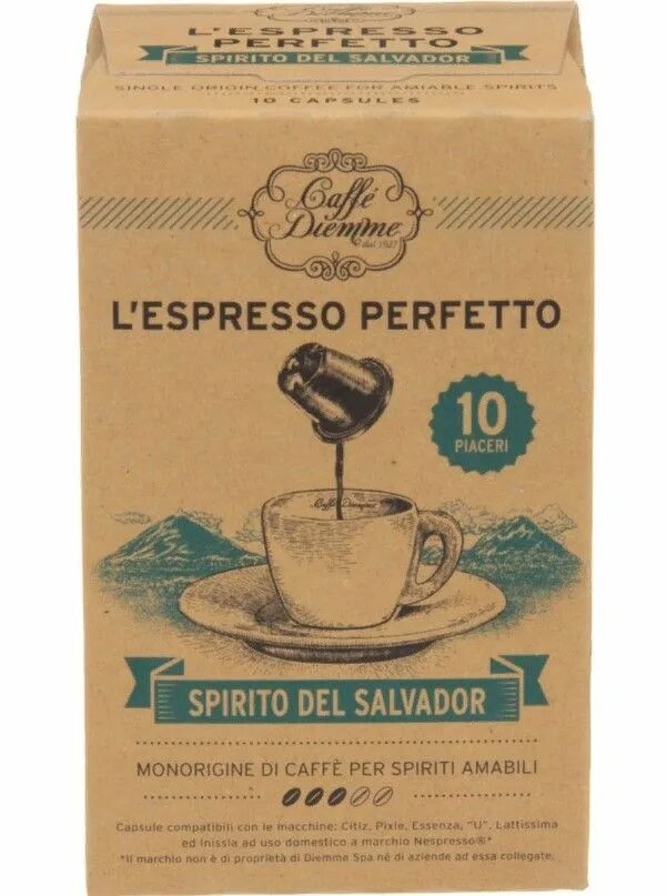 Perfetto кофемашины. Кофе в капсулах Diemme l'Espresso perfetto Spirito del Salvador 56 г Италия. Кофе Diemme Caffe. Кофе в капсулах Diemme Caffe Spirito della Tanzania 50 шт. Кофе в капсулах Diemme Caffe Spirito della Tanzania 10 шт.