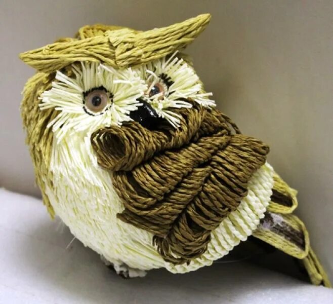 Сова из сухой травы. Сова из сухоцветов. сова из соломы.