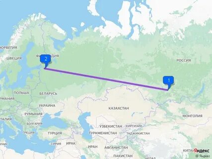 Кемерово топки расстояние