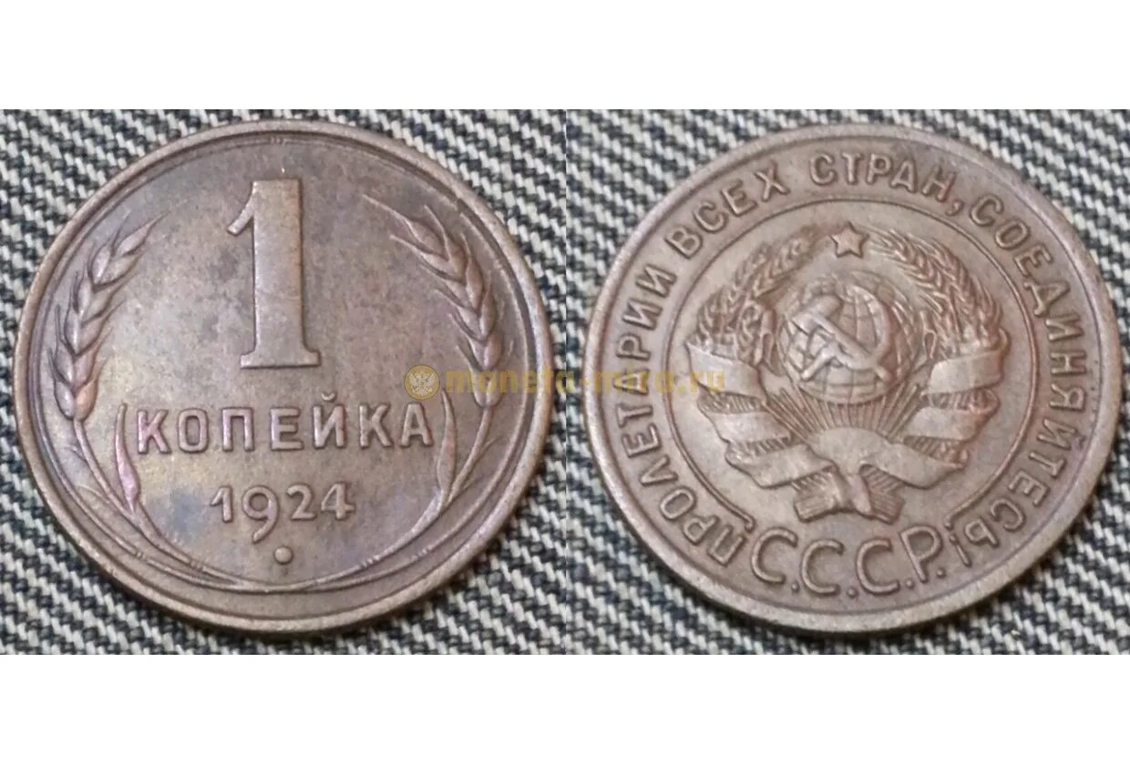 1 к 1924 г. 1 Копейка 1924 года. 1 Копейка СССР 1924. Советская монета 1 копейка 1924 года. Монета 2 копейки 1924.