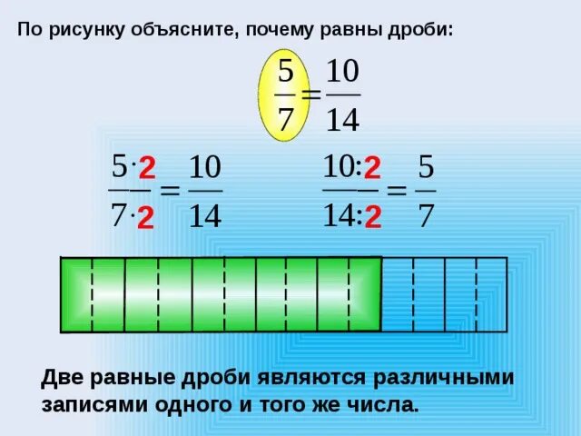 Три дроби равные 6 7