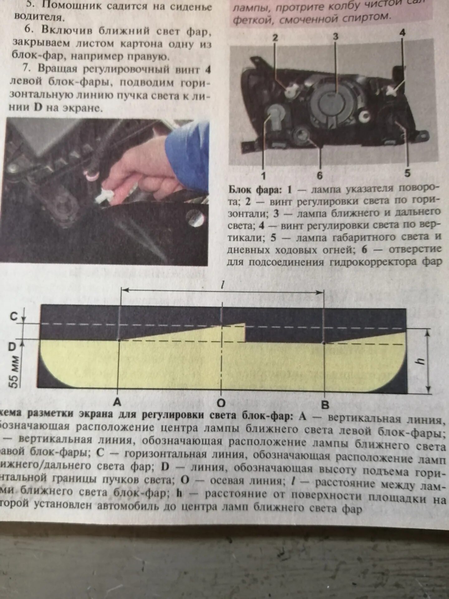 Как отрегулировать фары на гранте