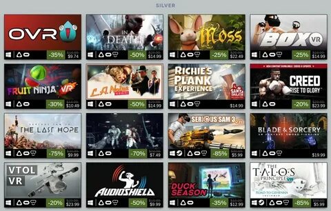 Steam vr игры