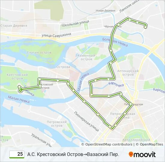 326 маршрут спб. Маршрут 25 автобуса. маршрут 25. маршрут от《 м. пионерская》до 《м. крестовский остров》.