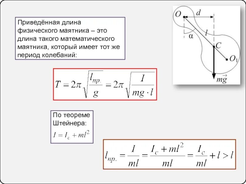 Длина маятника по периоду. Период колебаний физ маятника формула. Формула нахождения длины маятника через период. Период маятника через длину нити. Длина нити маятника формула.