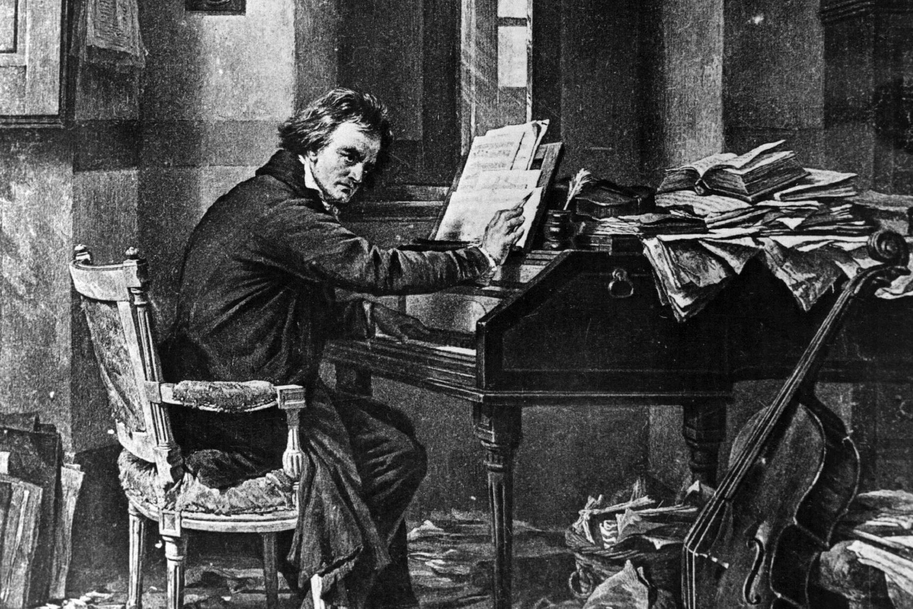 Бетховен какие инструменты. Людвига ван бетховена 1770 1827. бетховен портрет композитора.