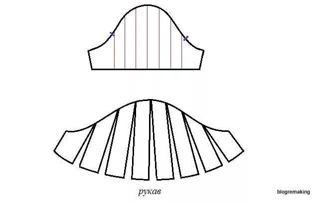 Выкройка платья с фонариками. Выкройка рукав крылышки на детское платье с рукавами. Рукав фонарик моделирование. Моделирование рукава крылышко. Рукав крылышко выкройка.