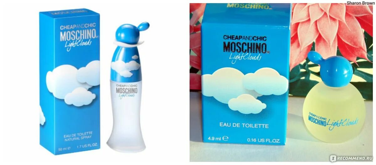 Духи москино золотое яблоко. Moschino Light clouds Рени. Moschino cheap & Chic Light clouds EDT, 100 ml. Москино духи голубые. Cheap & Chic Light clouds Moschino реклама.