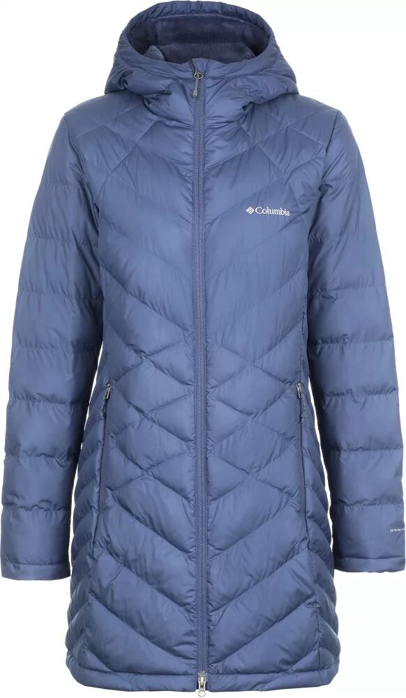 Купить пуховик на озоне женский. Куртка утепленная женская Columbia Heavenly. Куртка Columbia Heavenly HDD Jacket. Columbia Heavenly long HDD Jacket. Куртка темно синяя коламбия женская.