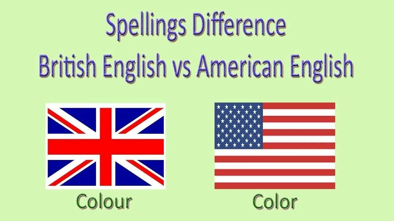 Какой язык в америке является официальным. Американский и английский язык различия. Американский вариант английского языка. Разница английского и американского. Британский и американский английский.