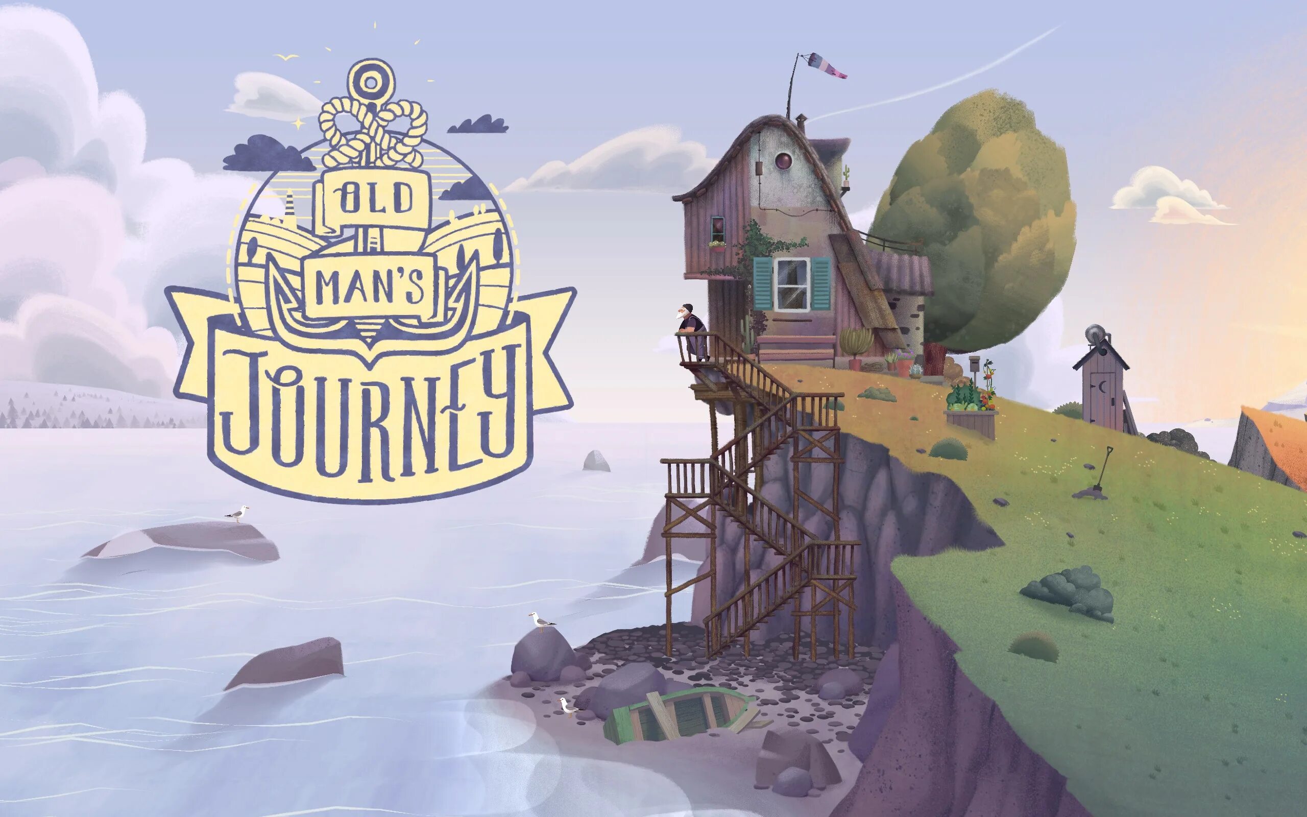 Let s journey. Олд манс джурней. old man игра. old mans journey прохождение. old man&#039;s journey обложка.