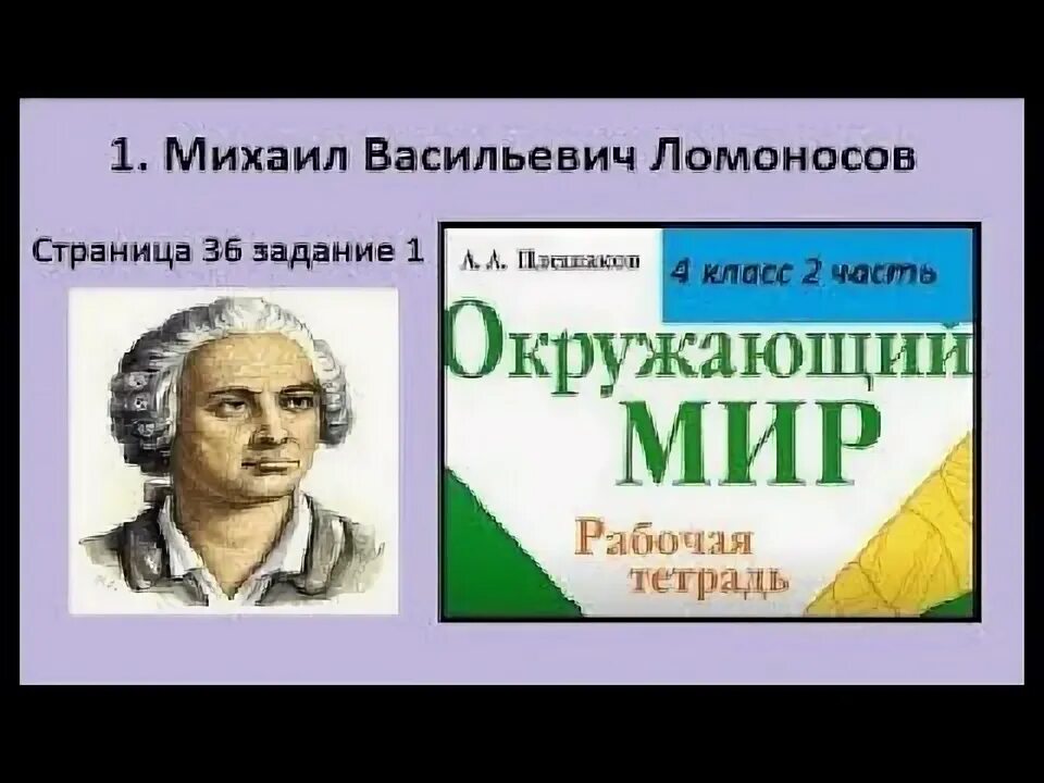 Окружающий мир 4 класс 2 часть Ломоносов.