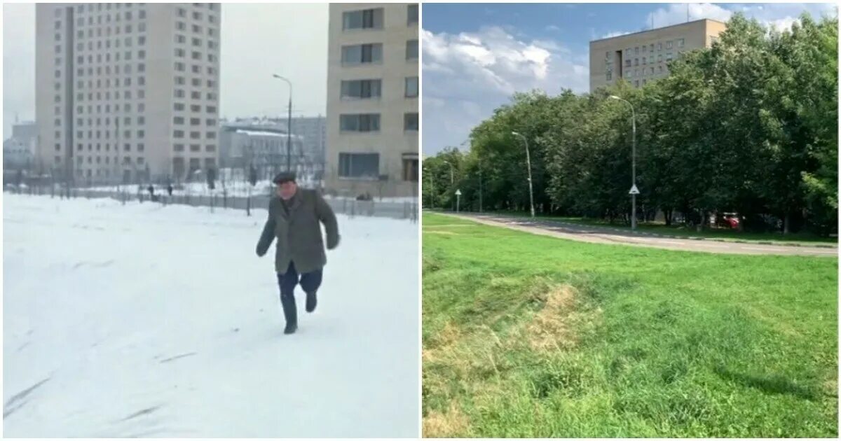 В каком городе снимали территорию