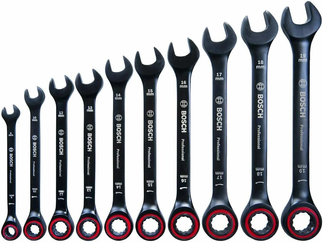 Take tools. Гаечные ключи Bosch professional. Набор гаечных ключей Bosch. Bosch Ratchet. Wrench Set. Набор трещоточных ключей бош.