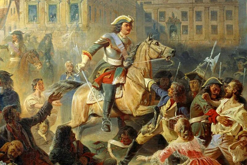 Восстание 1700. Взятие Нарвы русскими войсками при Петре 1.