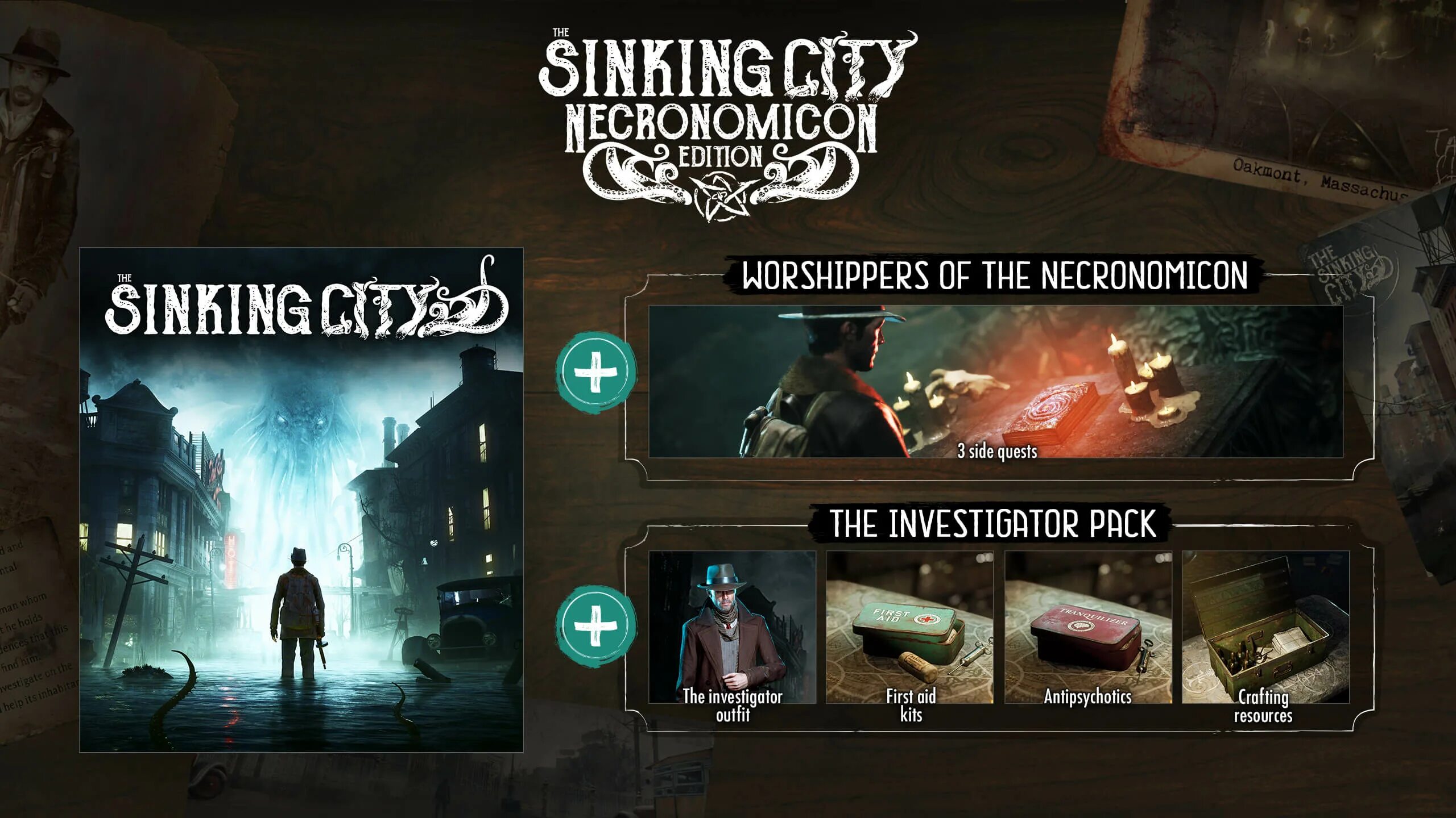 The sinking city купить. The Sinking City: Necronomicon Edition. The Sinking City (ps4). The Sinking City Некрономикон. The Sinking City карта.
