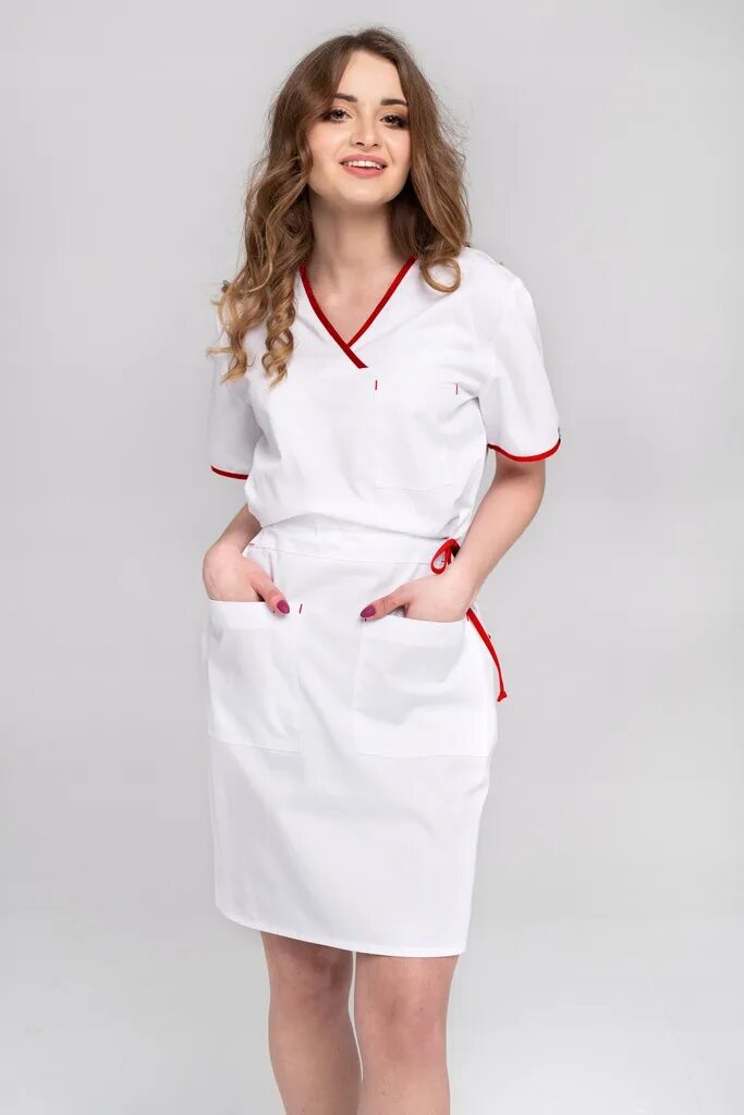 Медицинское платье. Халат медицинский женский. М-06 ткань тиси. Медицинский халат платье. Красивые медицинские халаты.