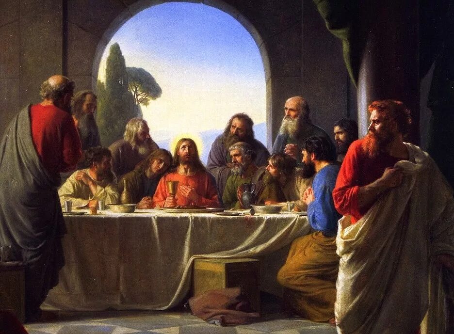 Христианского апостола. Тайная вечеря Иисуса Христа и 12 апостолов. Тайная вечеря Иисуса Христа с учениками. Иисус Христос Тайная вечеря картина.