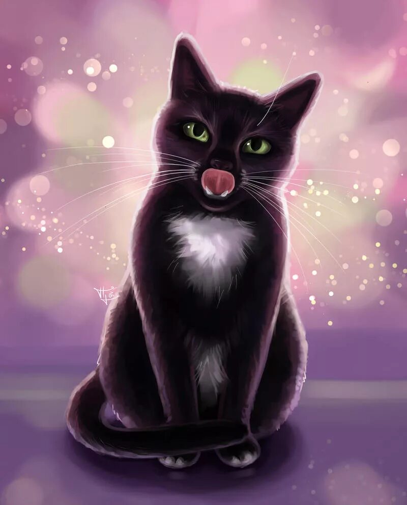 Котенок котэ волшебный. Котики арт. кошки арты. котенок арт. магические коты.