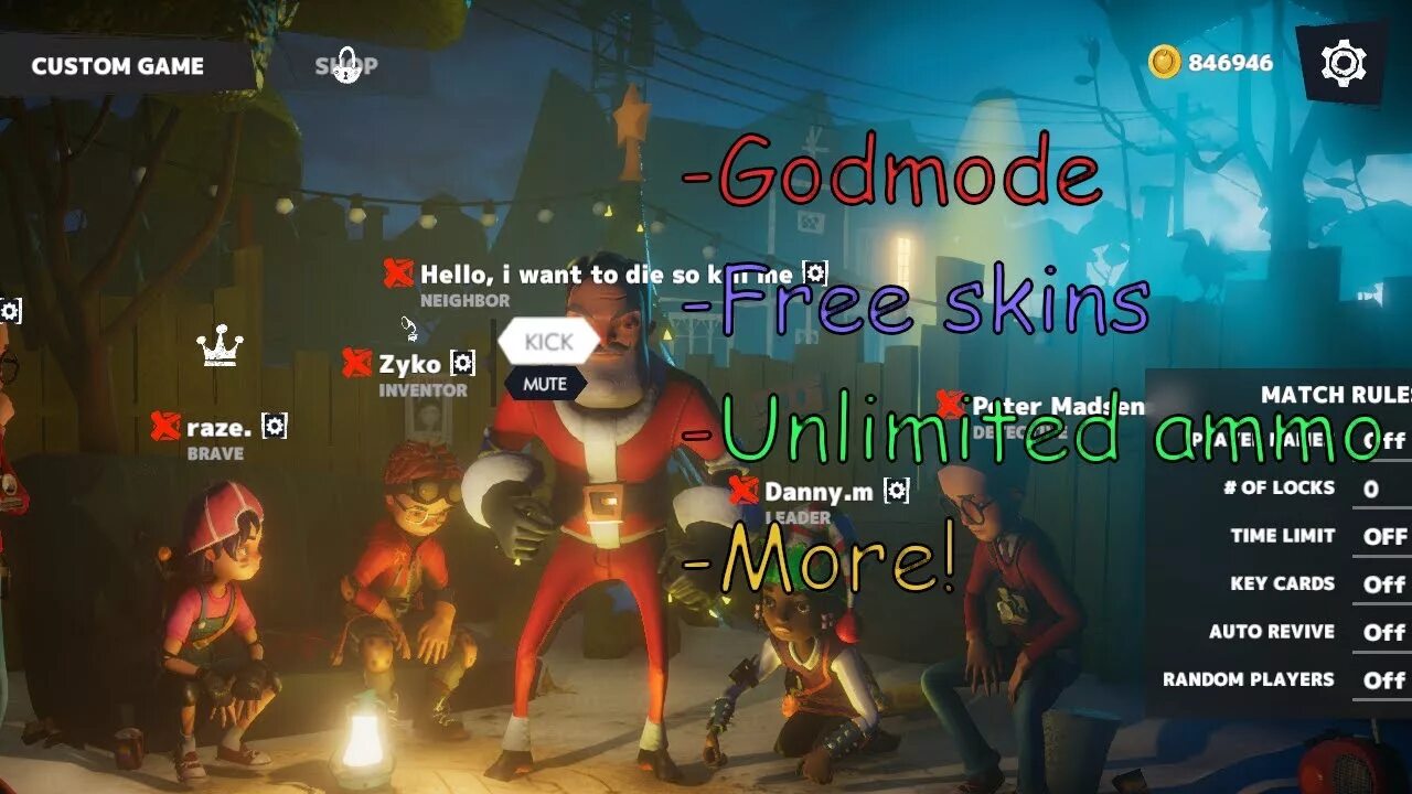 Secret hack. Читы на secret neighbor. читы на hello neighbor. secret neighbor lobby. промокод в secret neighbor.