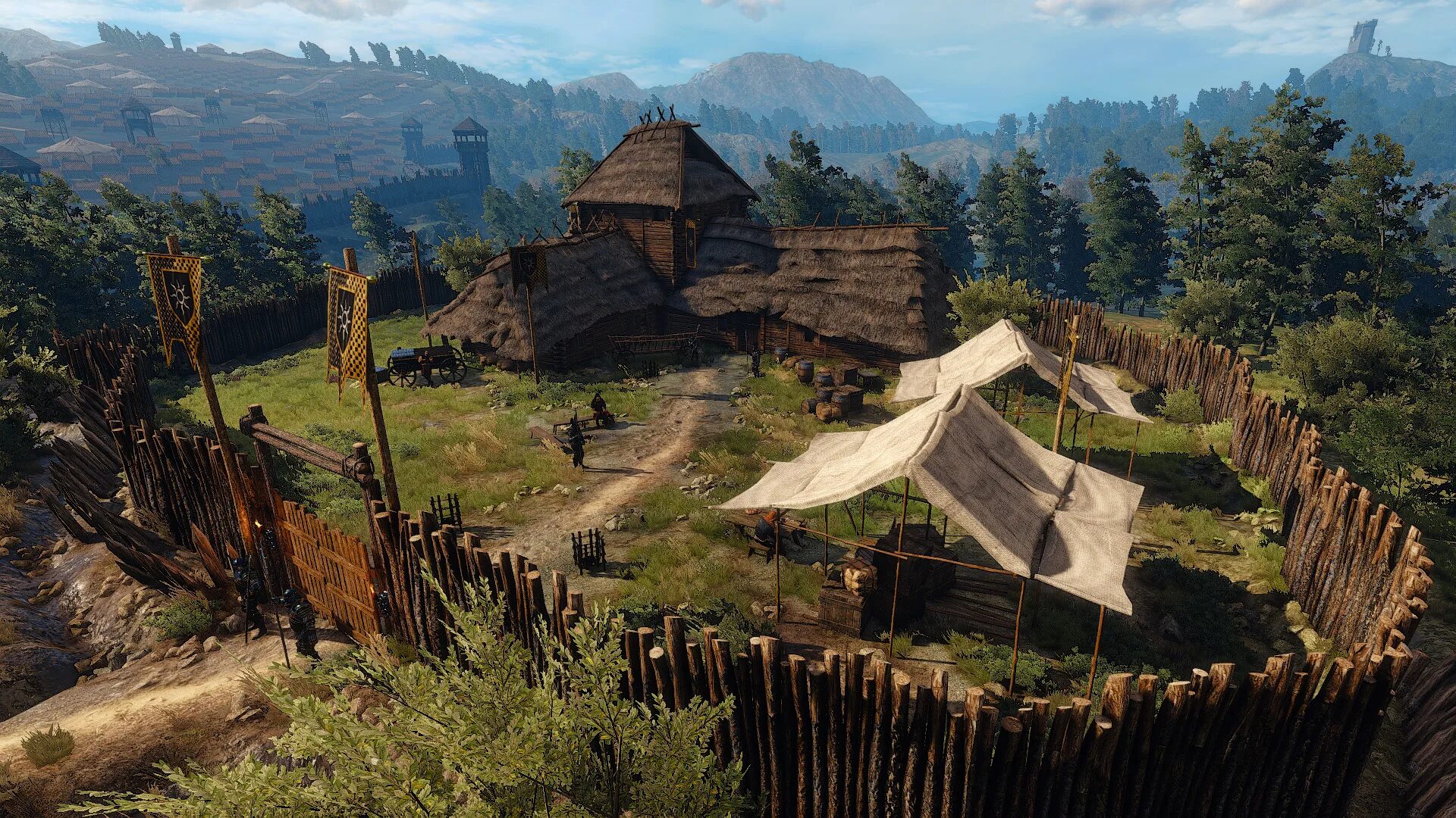 Деревня из ведьмака 3. Ведьмак новиград дворы. Ан скеллиг ведьмак 3. Садясь 3. Садясь 3.