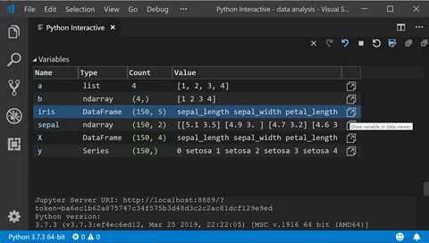 Vscode variables