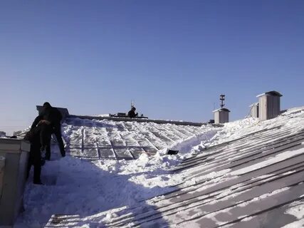 Делаем крышу зимой