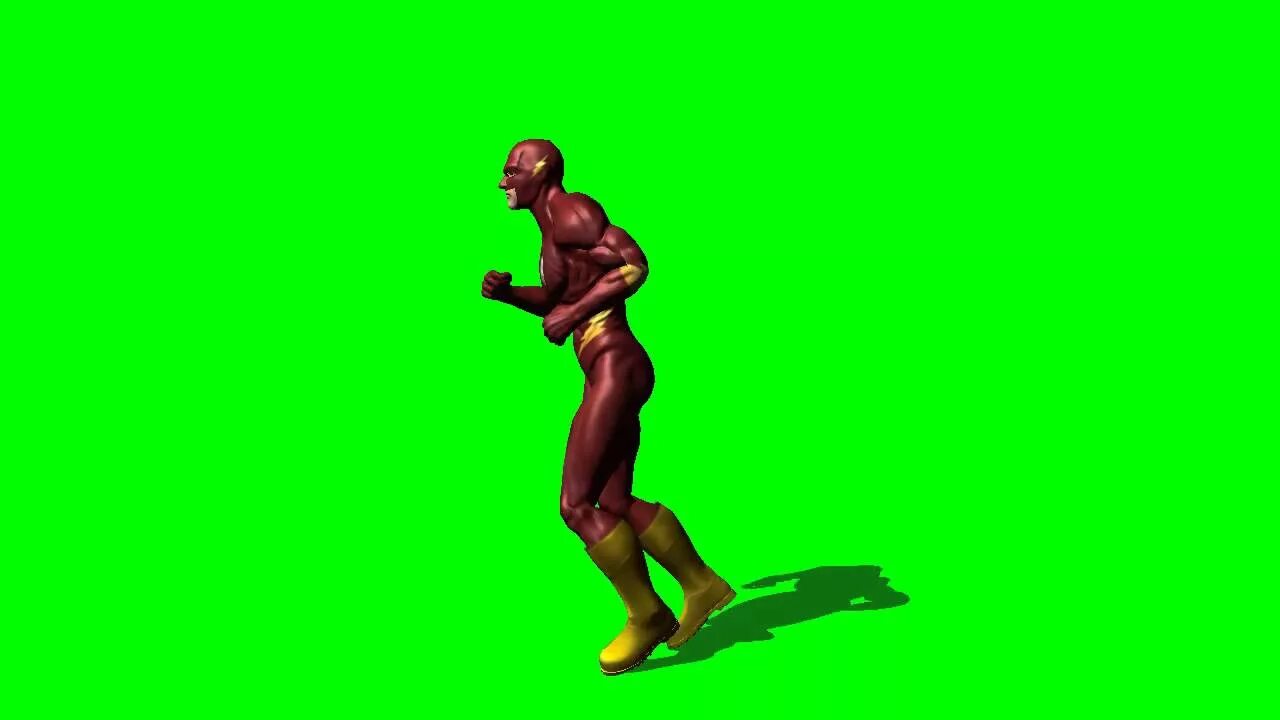 Running green screen