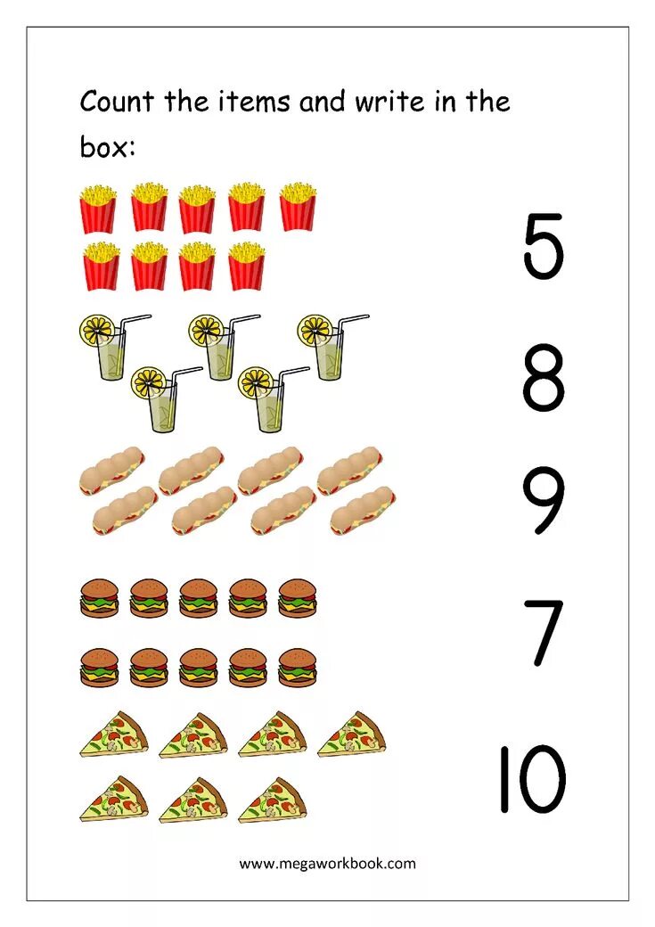 Count and Match 1-10. Count to 10 Worksheet. Count and Match 1 to 10. Numbers 1- to 10 matching. Worksheets count