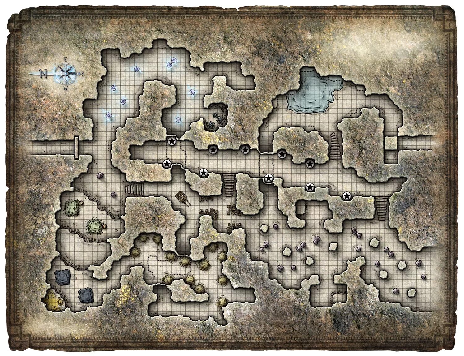 Cave map. DND карта Шахты. DND карта пещеры. Пещера ДНД карта. Пещера дракона ДНД карта.