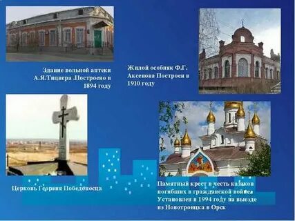 Проект город орск