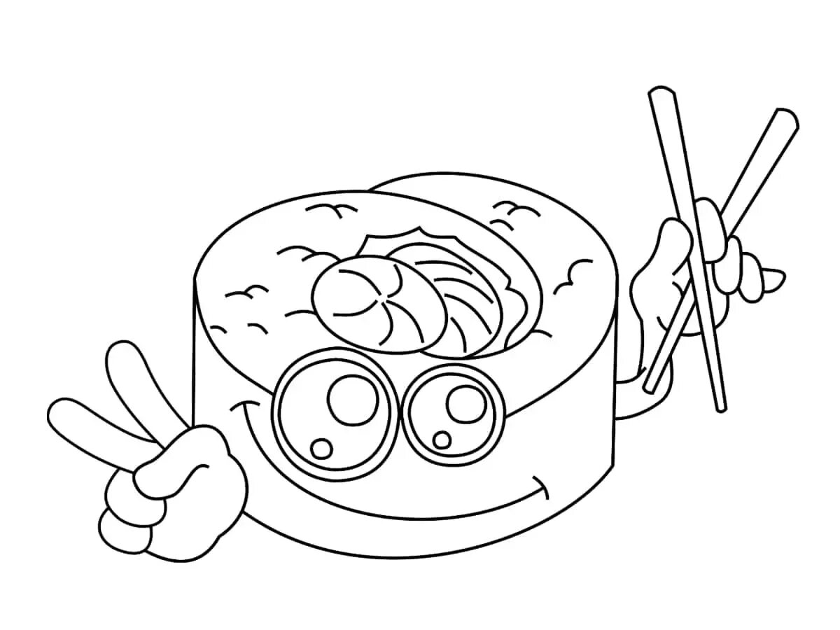 Раскраска еда. Раскраска еда суши. Раскраска еда роллы. Раскраска роллы. Напечатать еду