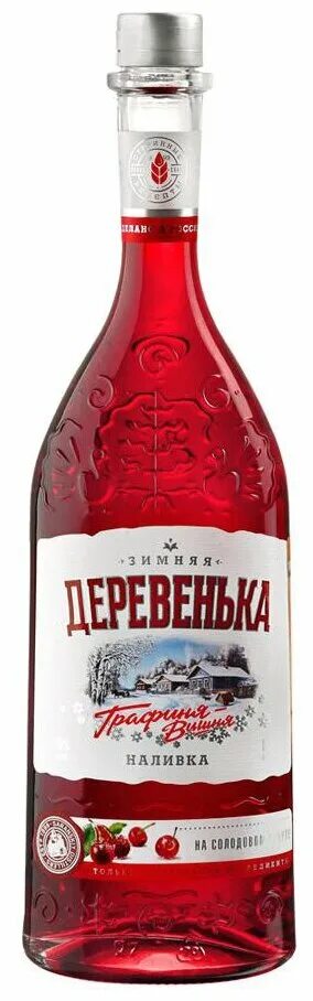 Зимняя деревенька графиня вишня. Зимняя деревенька графиня вишня. Настойка графиня вишня. Наливка деревенька графиня вишня. Настойка сладкая зимняя деревенька брусника 0,5 л.