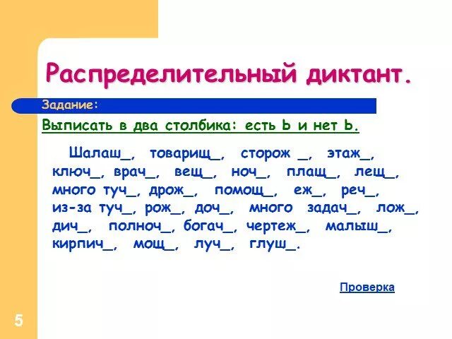 Ь знак после шипящих 5 класс. Диктант с шипящими на конце. Мягкий знак на конце сущ после шипящих. Ь после шипящих в существительных задания. Диктант по написанию мягкого знака после шипящих на конце.