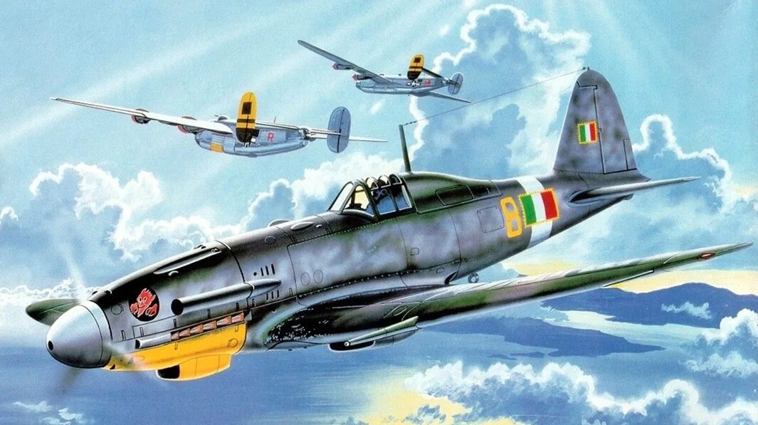 Fiat g.55. Fiat g.55 Centauro. Fiat g 55 s. Fiat g55 истребитель.