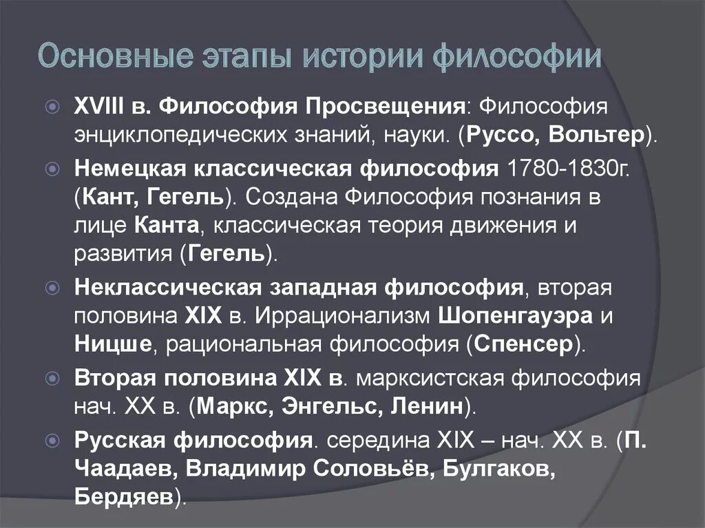 2 этапы философии. Этапы развития философии. Основные этапы истории философии. Основные этапы развития философии. Этапы развития философии истории.