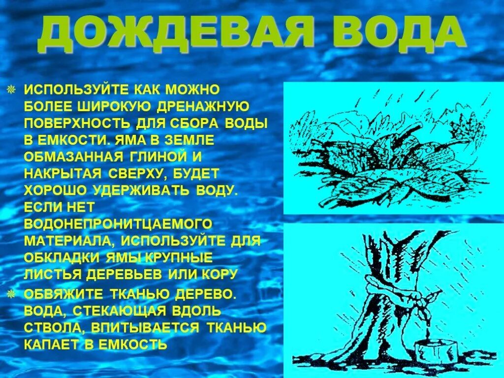 Как можно помочь воде