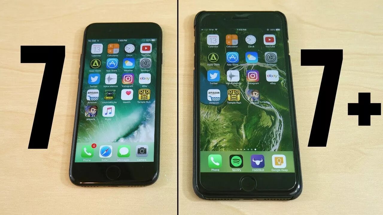 Сравнить айфон 7 и 7. Iphone 7 и 7 Plus. Айфон 7 и 7 плюс сравнение. Айфон 7 плюс и 7 сравнение фото. Сравнение iphone 7 и iphone 7 Plus.