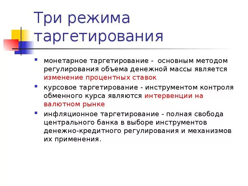 Таргетирование инфляции это. Таргетирование инфляции. Таргетирование денежной массы. Таргетирование это в экономике. Денежное таргетирование.