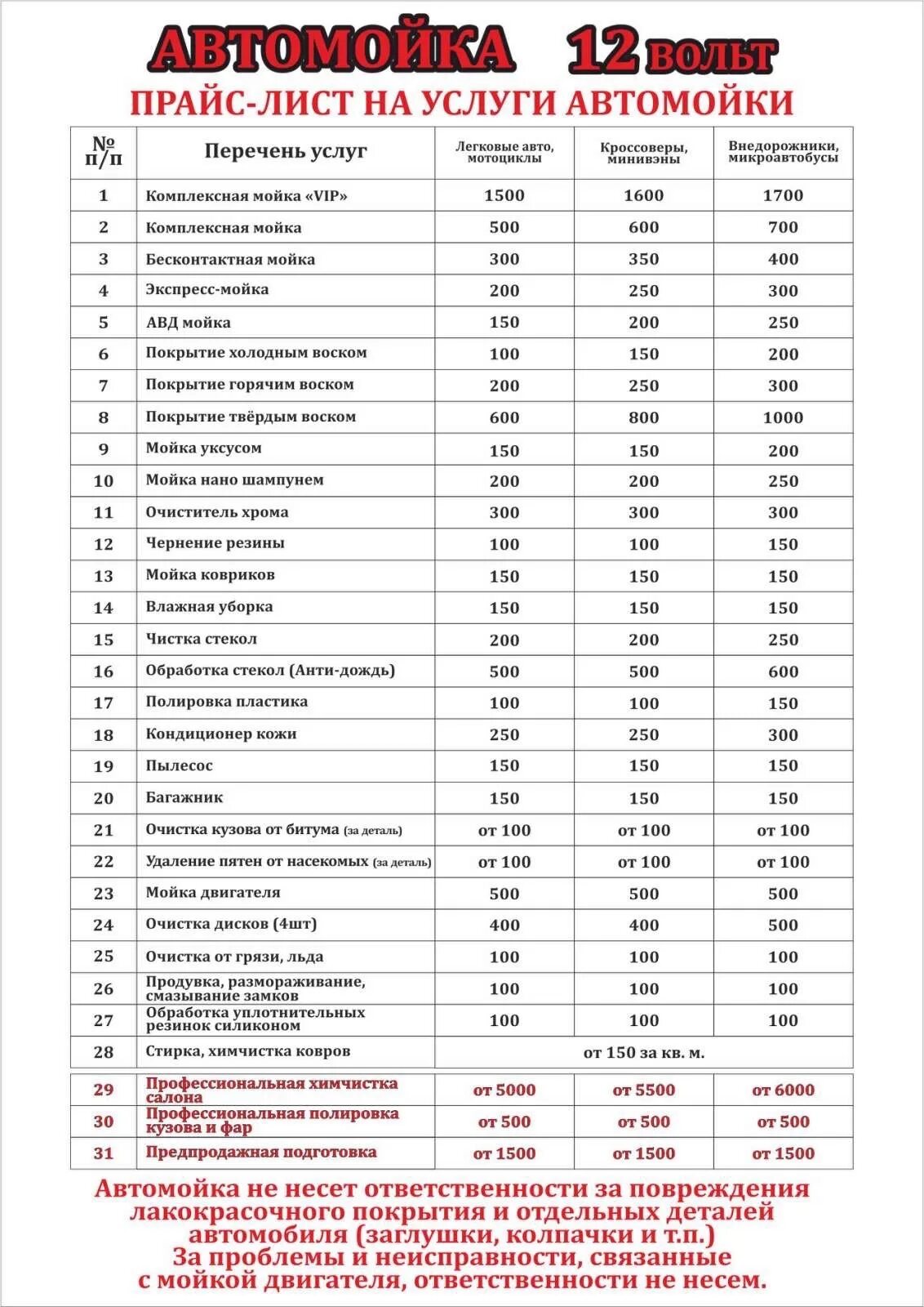 Прейскурант цен автомойки. Услуги на автомойке перечень. прайс лист автомойка. прайс лист на автомойку. прайс лист на услуги автомойки.